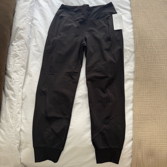Athleta Rainier Mid-Rise Joggers in Black - Picture 6 of 9